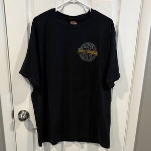 Harley-Davidson Boston Black Short Sleeve Tee Size XL